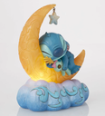 Lilo & Stitch: "Sweet Dreams" Stitch & Scrump on LED Moon Figurine - Disney Traditions by Jim Shore