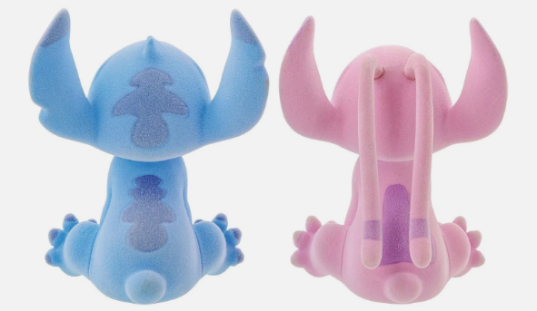 Lilo & Stitch: Stitch & Angel Kissing Flocked Figurine - Grand Jester Studios