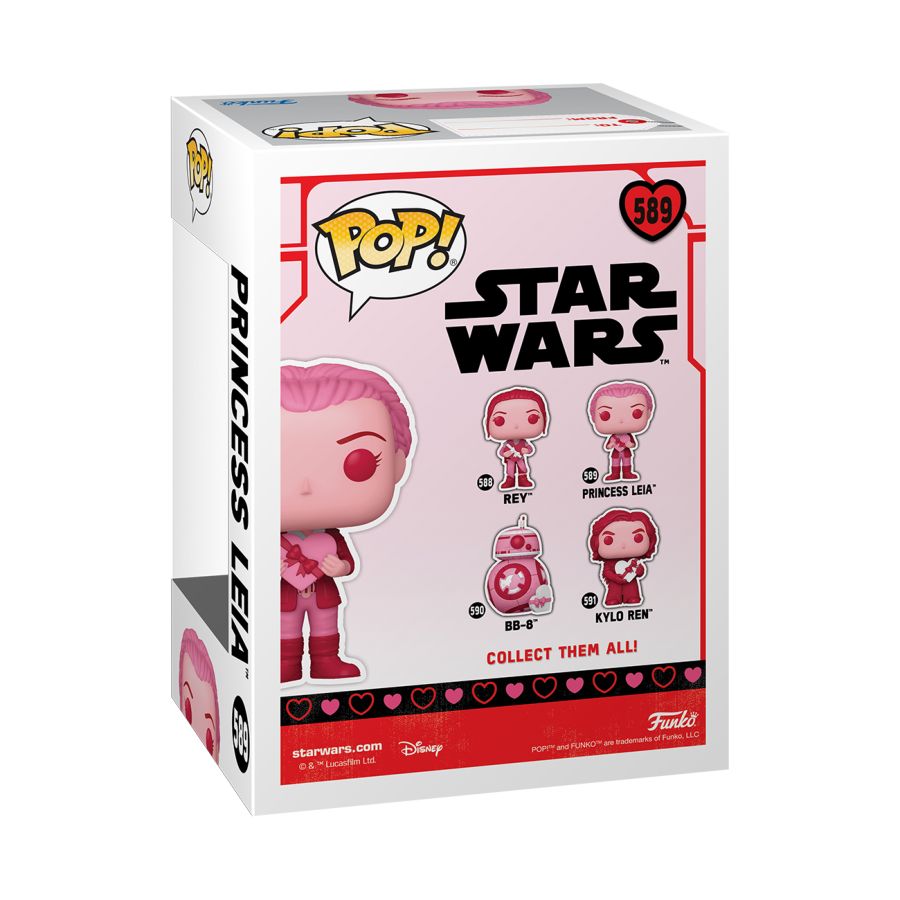 Star Wars - Princess Leia Valentines Edition Pop! Vinyl