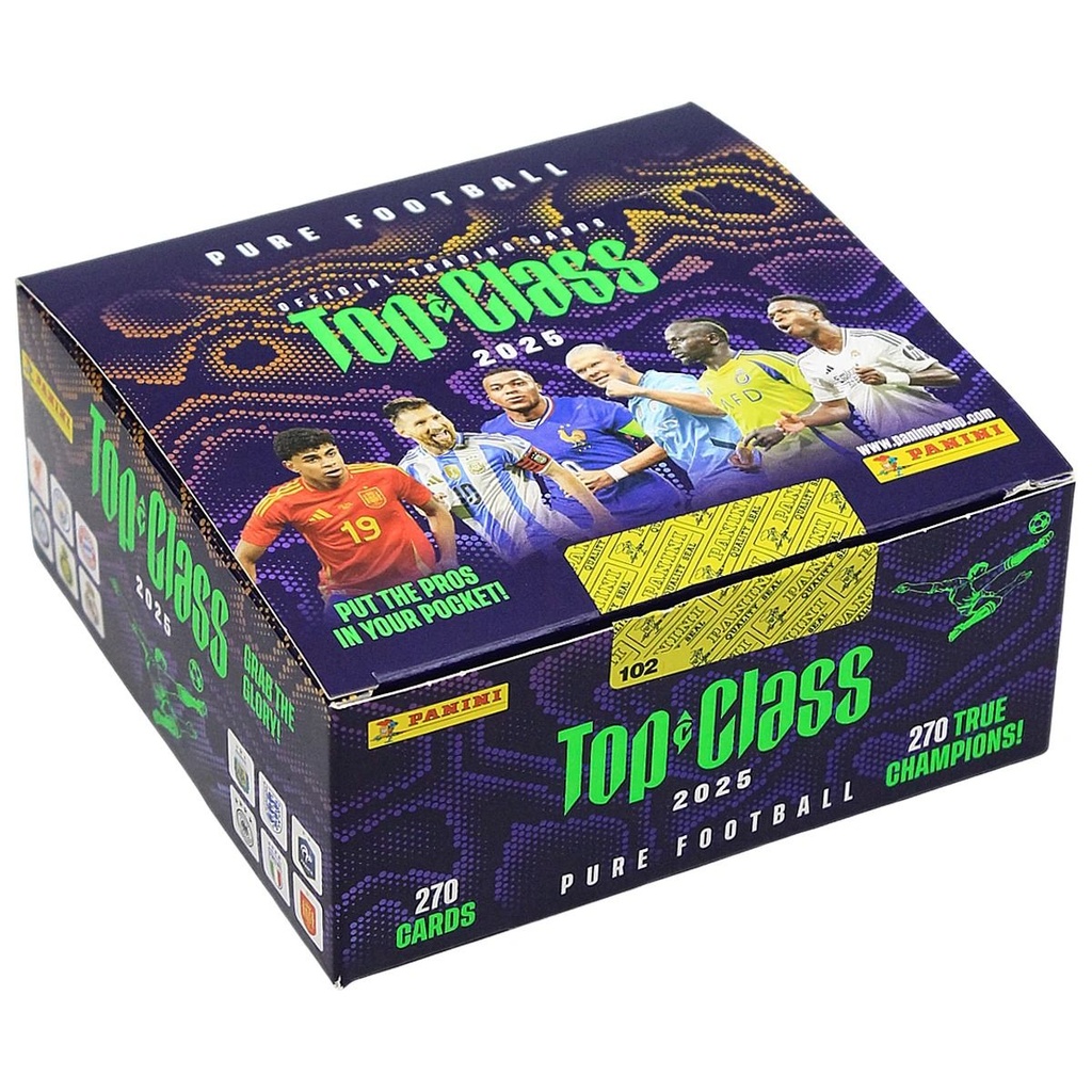 Panini Top Class Soccer 2025 Trading Cards - Sealed Booster Box