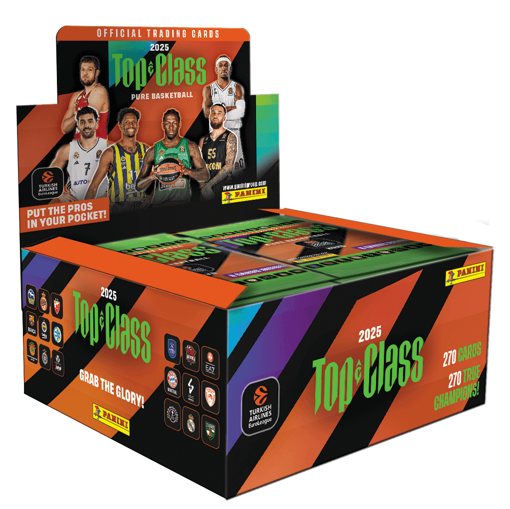 Panini Top Class 2025 Pure Basketball Turkish Airlines EuroLeague - Trading Cards Booster Pack 
