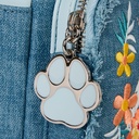 Disney - Dogs & Cats Faux Denim Fringe Mini Backpack - Loungefly