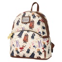Harry Potter - Hogwarts All-Over Print Spring Mini Backpack - Loungefly