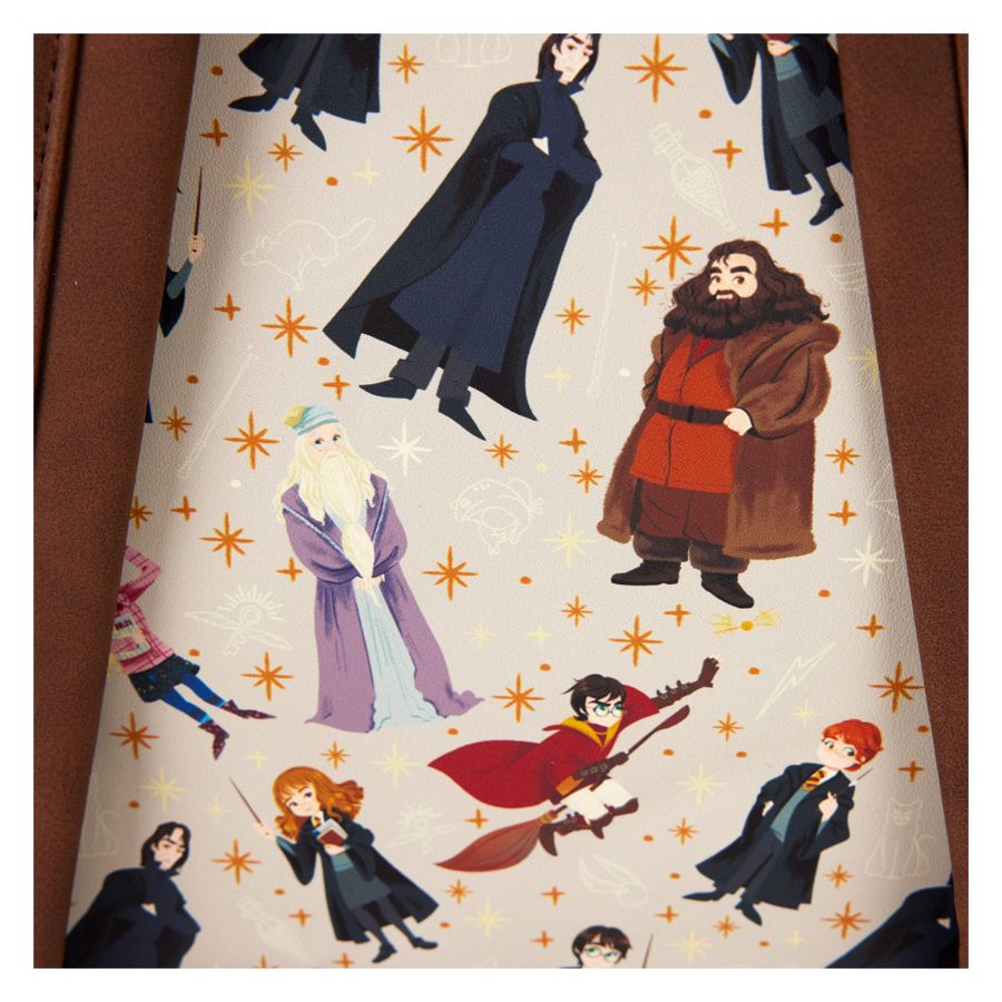 Harry Potter - Hogwarts All-Over Print Spring Mini Backpack - Loungefly