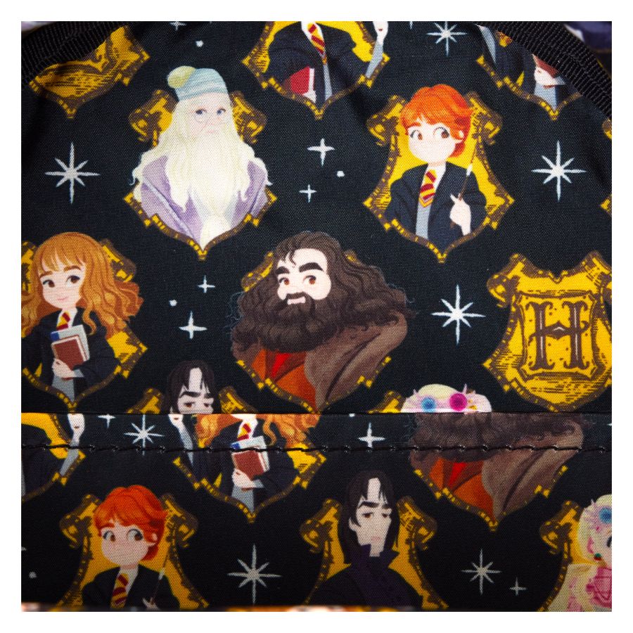 Harry Potter - Hogwarts All-Over Print Spring Mini Backpack - Loungefly