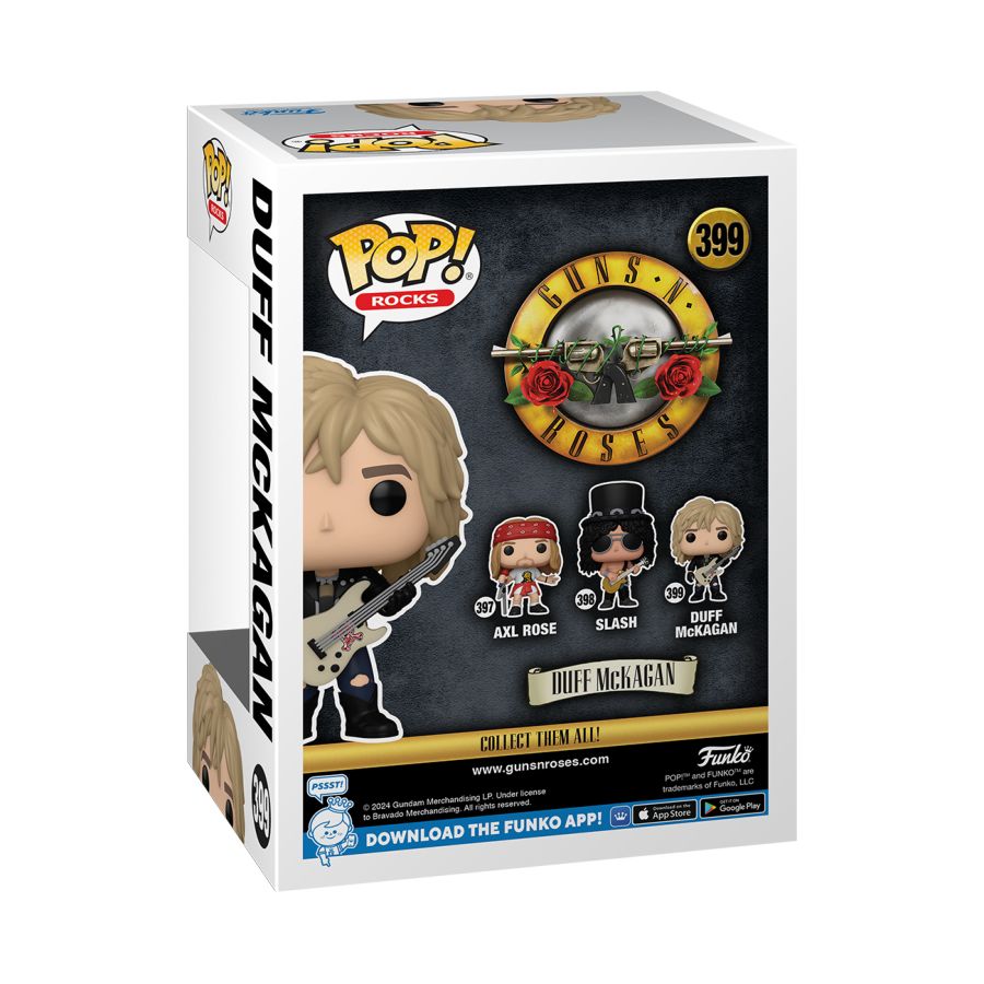 Guns N Roses - Duff McFagan (1980's) Funko Pop! Vinyl Figure #399