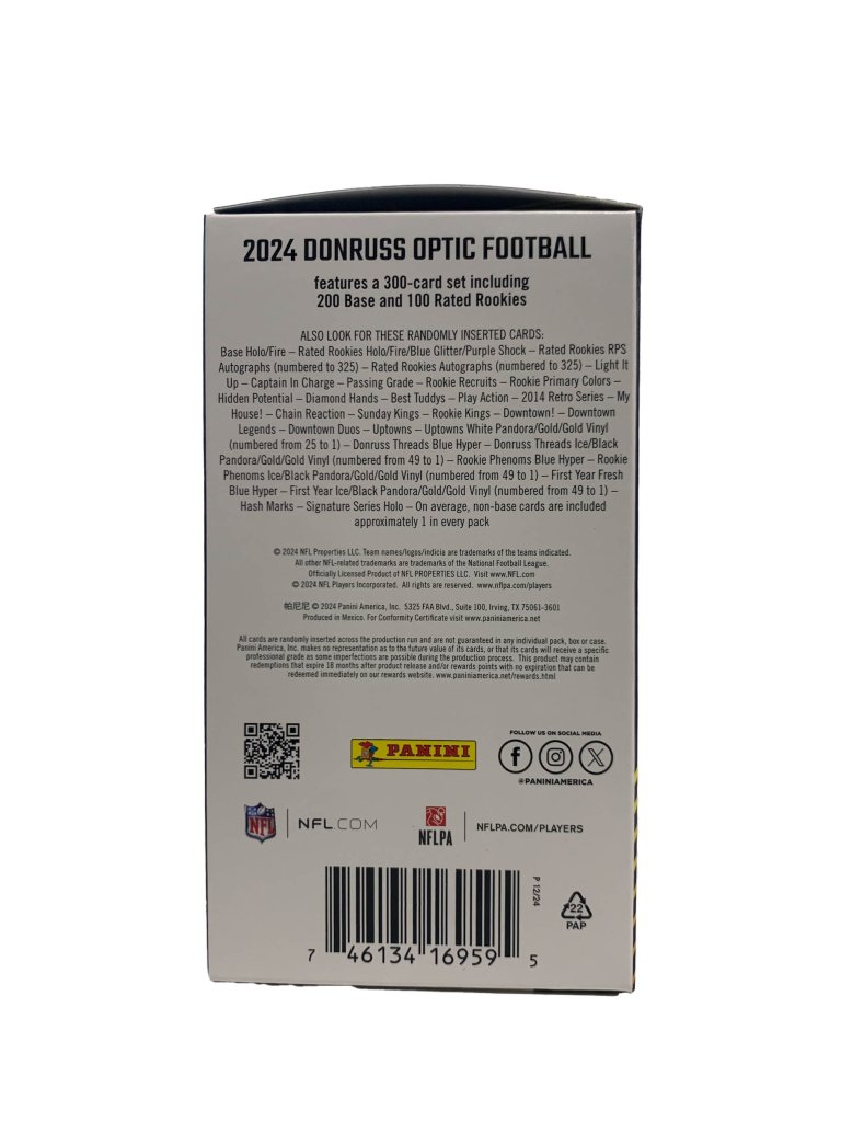 Panini Donruss Optic Football 2024 NFL Blaster Box