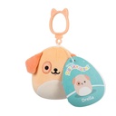 Drella the Peach Dog 3.5 inch Squishmallows Clips