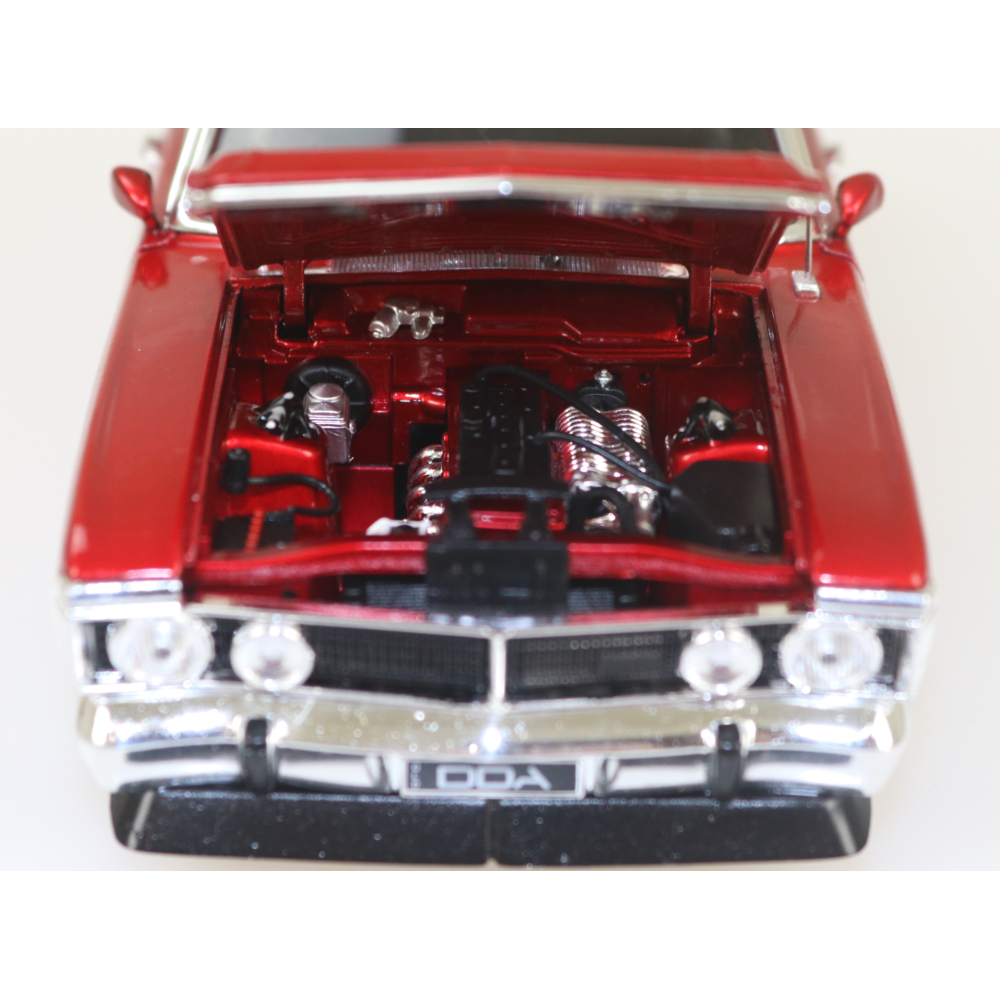 1:24 Candy Red XY Ford Falcon Custom w/ Super Charged Barra Engine