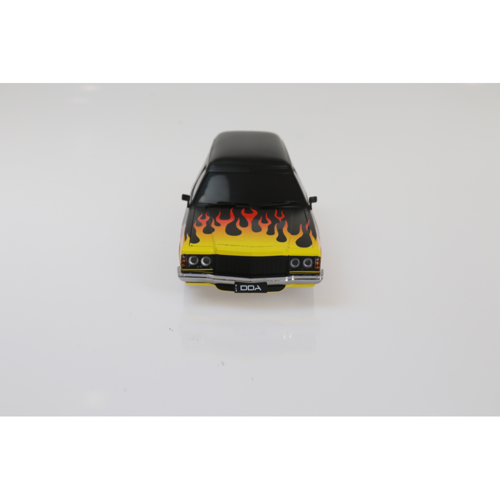 1:24 Black w/ Flames HJ Holden Panelvan Custom Spectra Rides Light Up - Plastic