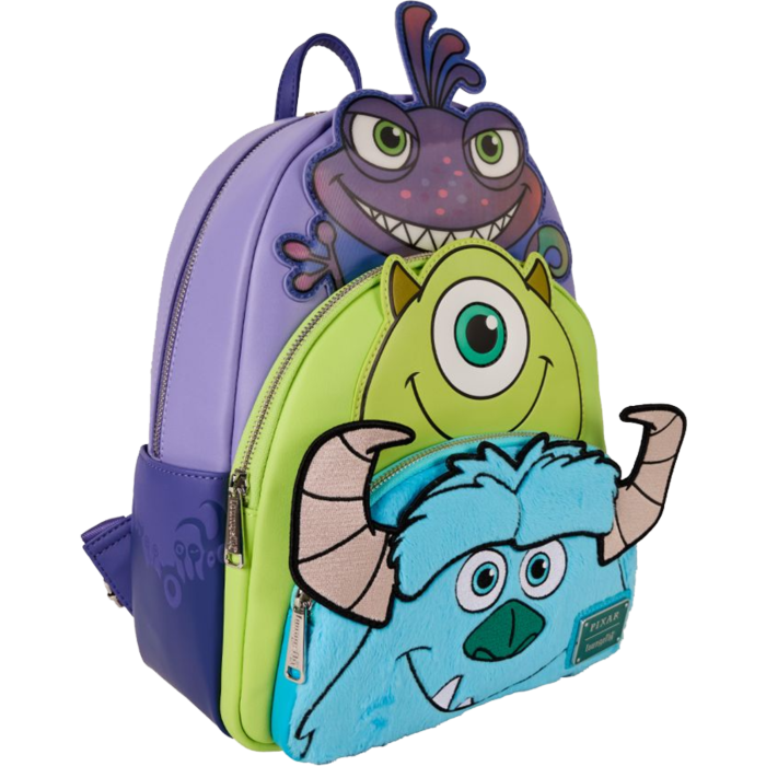 Monsters Inc - Mike, Sully & Randall Mini Backpack - Loungefly