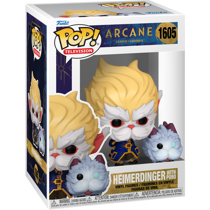 Arcane: League of Legends - Heimerdinger with Poro Funko Pop! Vinyl Figure #1605
