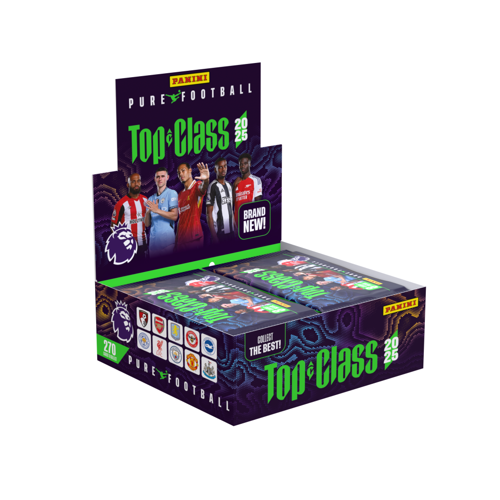 Panini EPL Top Class Pure Football 2025 Soccer Trading Cards - Booster Pack