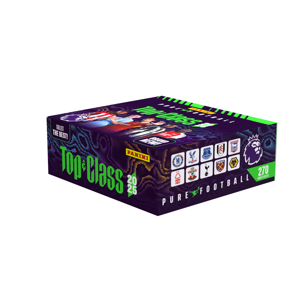 Panini EPL Top Class Pure Football 2025 Soccer Trading Cards - Sealed Booster Box