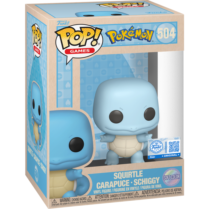 Pokémon - Squirtle (Pastel) Funko Pop! Vinyl Figure #504