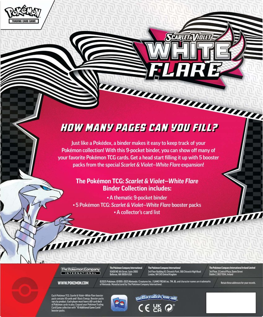 Pokémon TCG: Scarlet & Violet White Flare Binder Collection