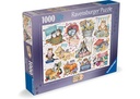 Crazy Cats: Cats Calendar 1000pc Puzzle - Ravensburger