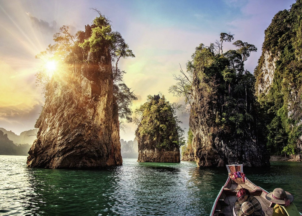 The Three Rocks in Cheow Thailand 1000pc Puzzle - Ravensburger