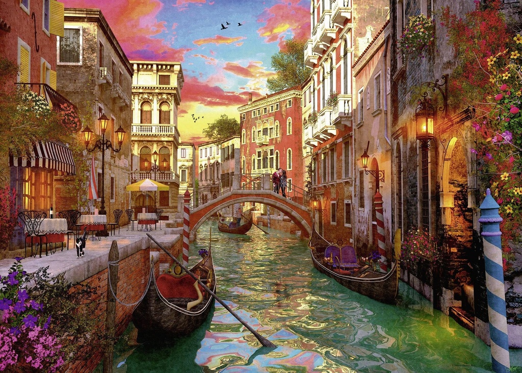 Venice Romance 1000pc Puzzle - Ravensburger