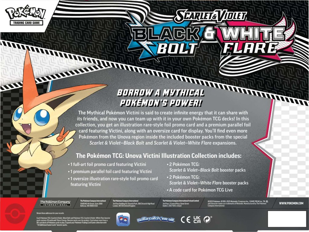 Pokémon TCG: Scarlet & Violet 10.5 Unova Victini Illustration Collection