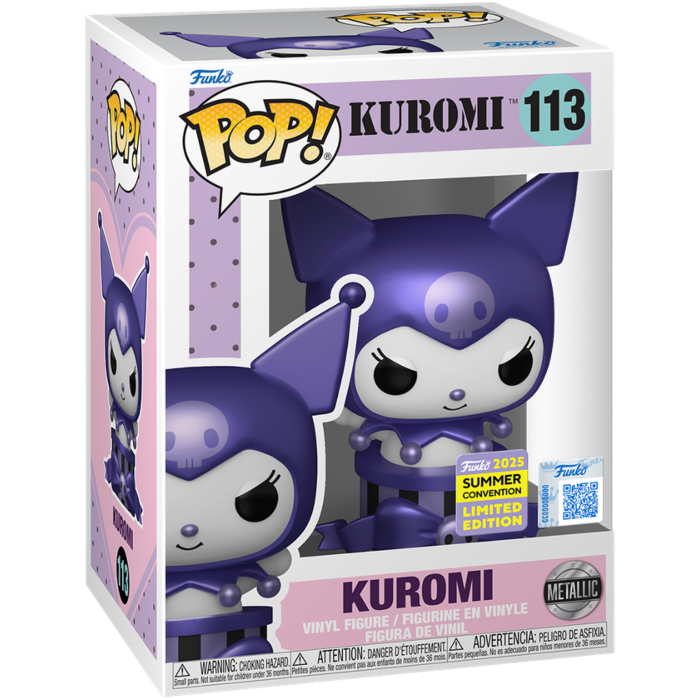 Hello Kitty - Kuromi Purple Metallic SDCC 2025 Funko Pop! Vinyl Figure #113