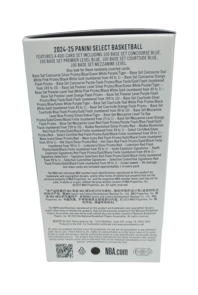 Panini Select 2024-25 NBA Basketball Trading Card Blaster Box