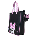Disney - Minnie Mouse Floral Rock the Dots Tote Bag with Coin Bag - Loungefly