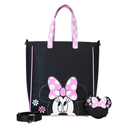 Disney - Minnie Mouse Floral Rock the Dots Tote Bag with Coin Bag - Loungefly