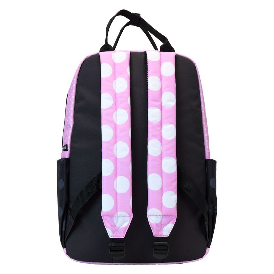 Disney - Minnie Mouse Floral Rock the Dots Nylon Full-Size Backpack - Loungefly
