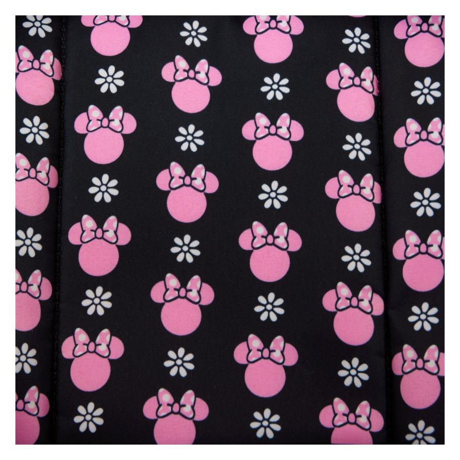 Disney - Minnie Mouse Floral Rock the Dots Nylon Full-Size Backpack - Loungefly