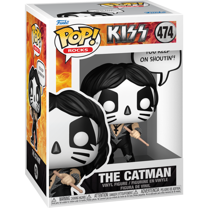 KISS - The Catman (You Keep On Shoutin'!) Funko Pop! Vinyl Figure #474