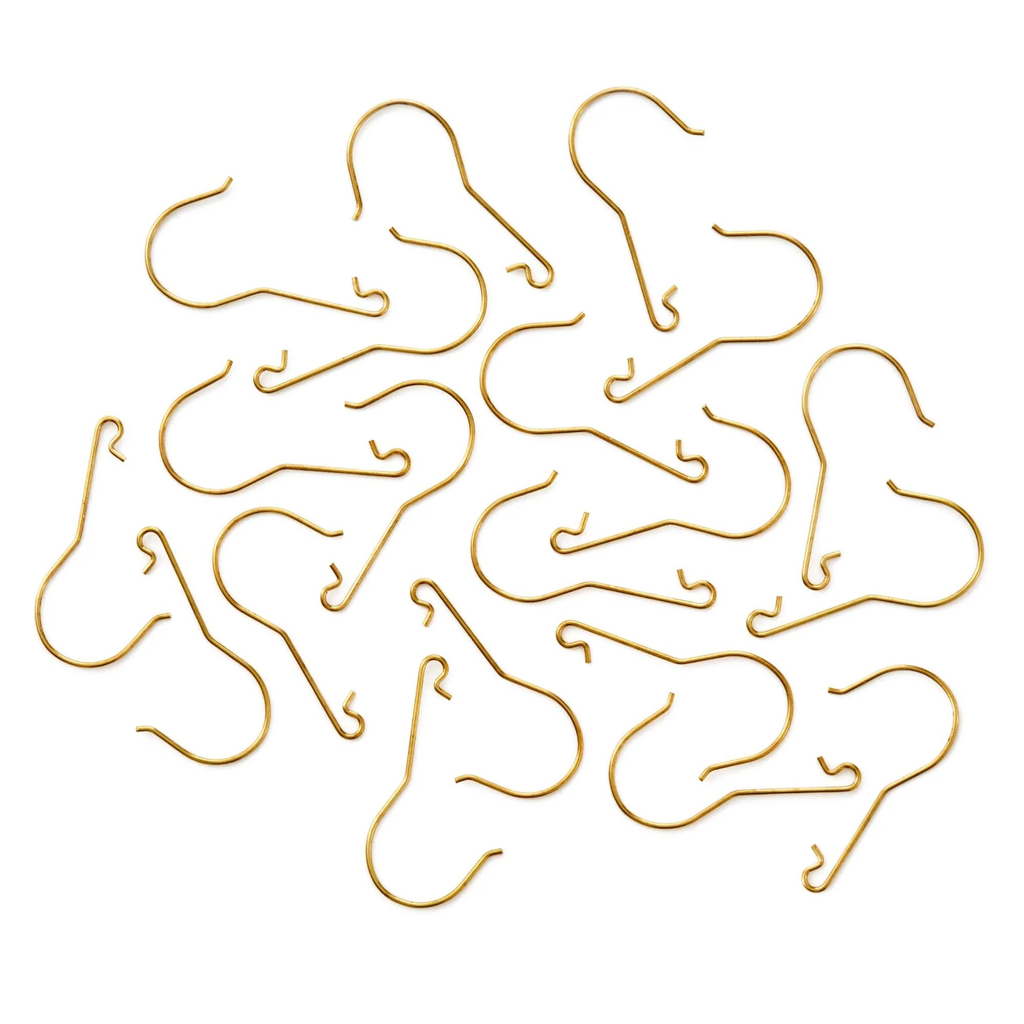 Brass Ornament Hooks 20pk - Hallmark Keepsake Christmas Ornament