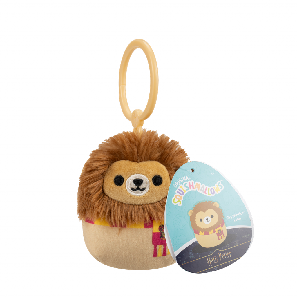 Harry Potter Gryffindor Lion 3.5 Inch Squishmallows Clip-On