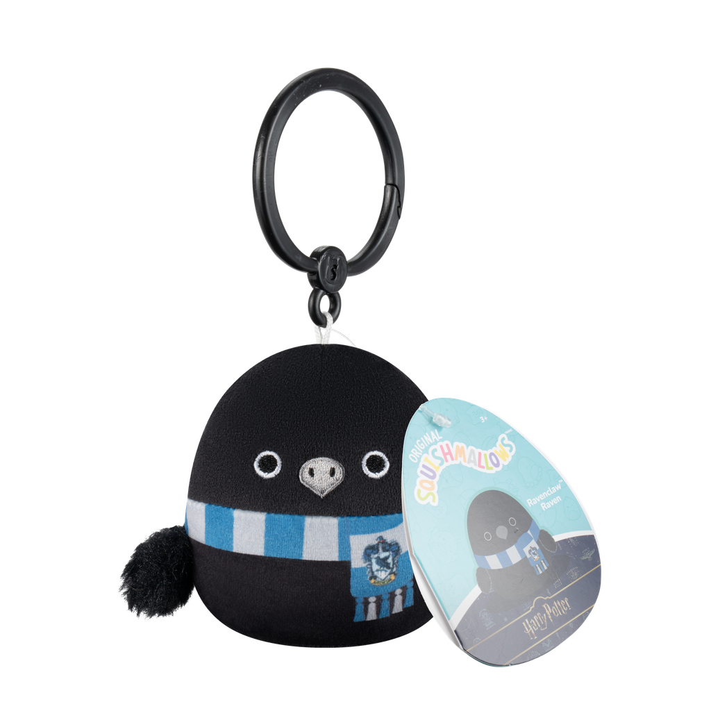 Harry Potter Ravenclaw Raven 3.5 Inch Squishmallows Clip-On