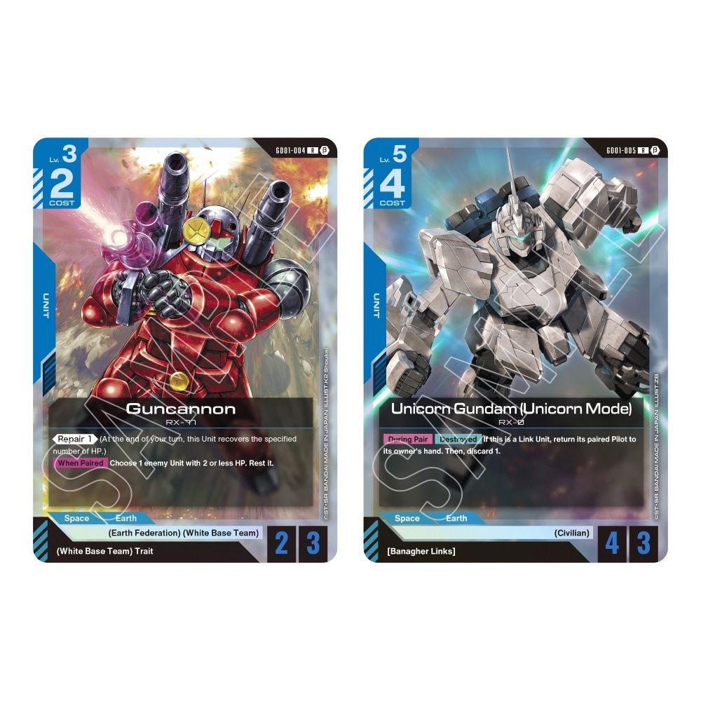 Gundam Card Game - Newtype Rising [GD01] Booster Pack