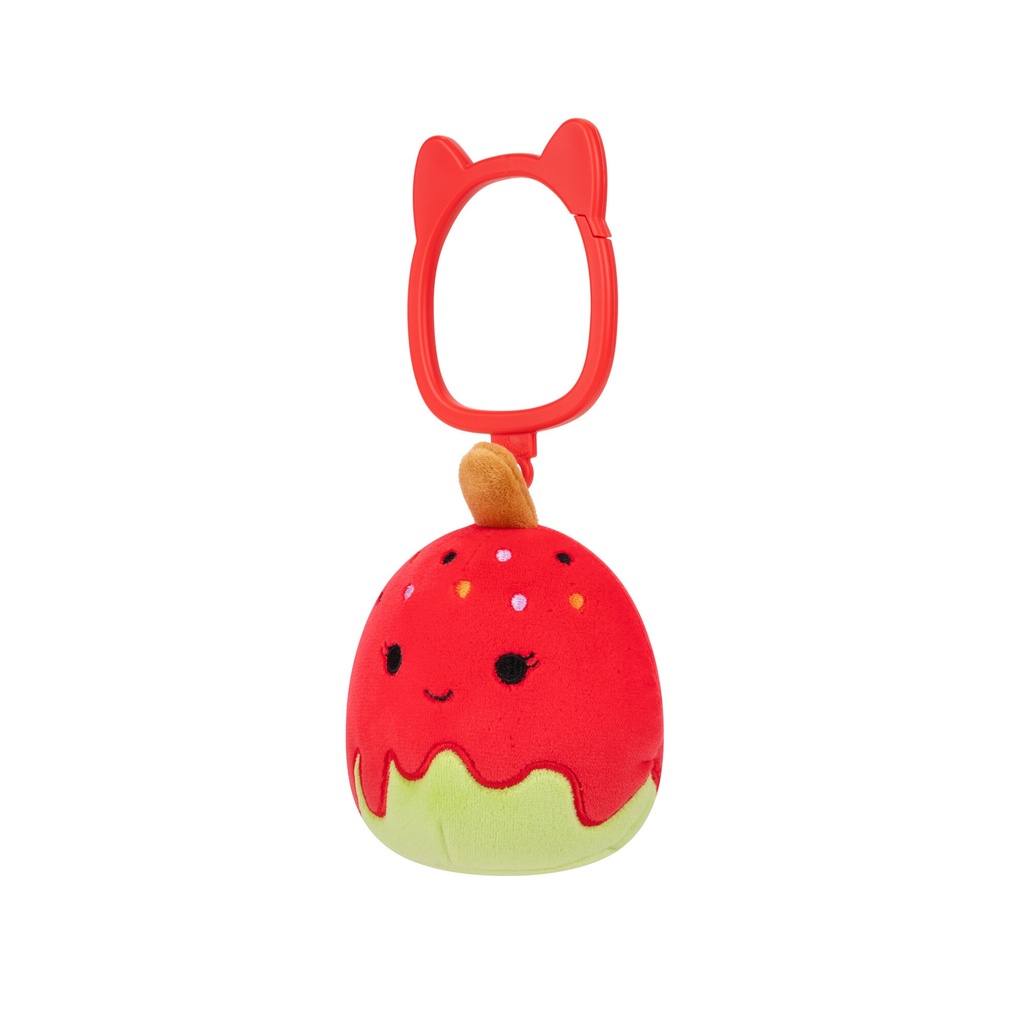 Keir the Green Candy Apple 3.5 Inch Squishmallows Halloween Clip-On 