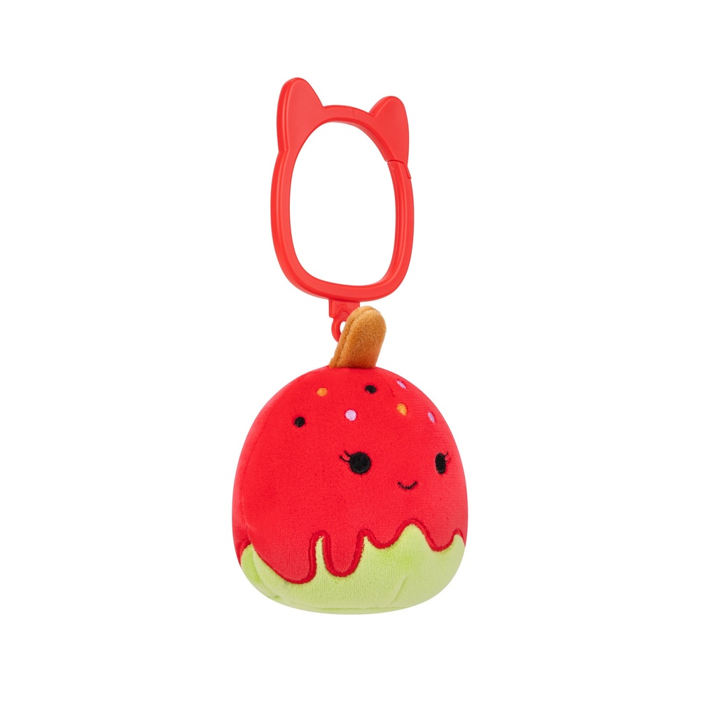 Keir the Green Candy Apple 3.5 Inch Squishmallows Halloween Clip-On 
