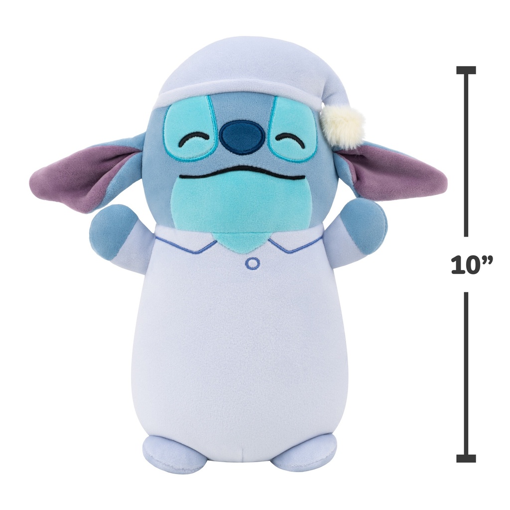 Disney Stitch Bedtime Stitch 10 Inch Squishmallows Hugmees