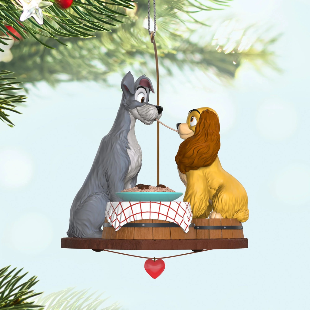 Disney Lady and the Tramp: 70th Anniversary Spaghetti Supper - 2025 Hallmark Keepsake Christmas Ornament