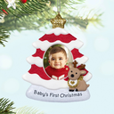 Baby's First Christmas Photo Holder - 2025 Hallmark Keepsake Christmas Ornament 