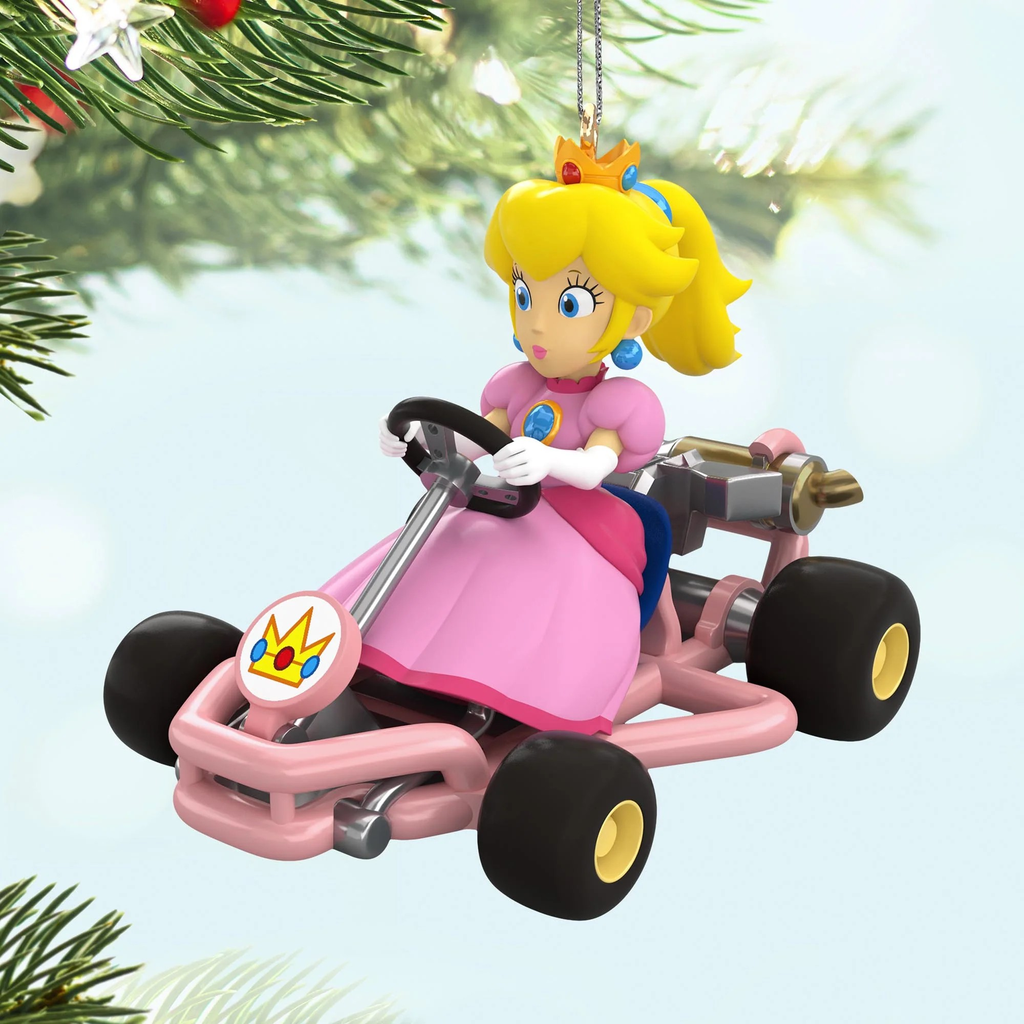 Super Mario Mario Kart Princess Peach - 2025 Hallmark Keepsake Christmas Ornament