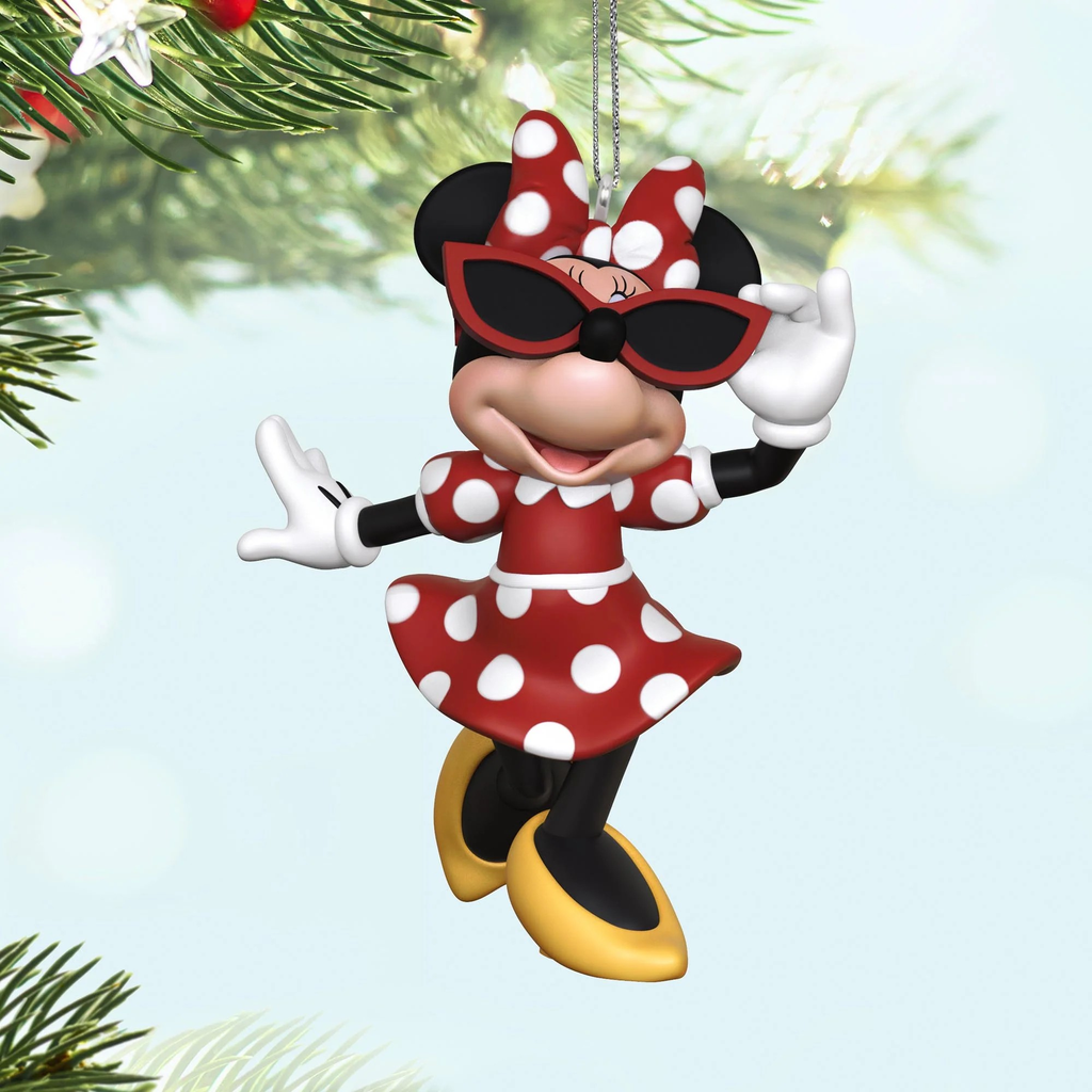 Disney Minnie Mouse: Sunny Chic - 2025 Hallmark Keepsake Christmas Ornament