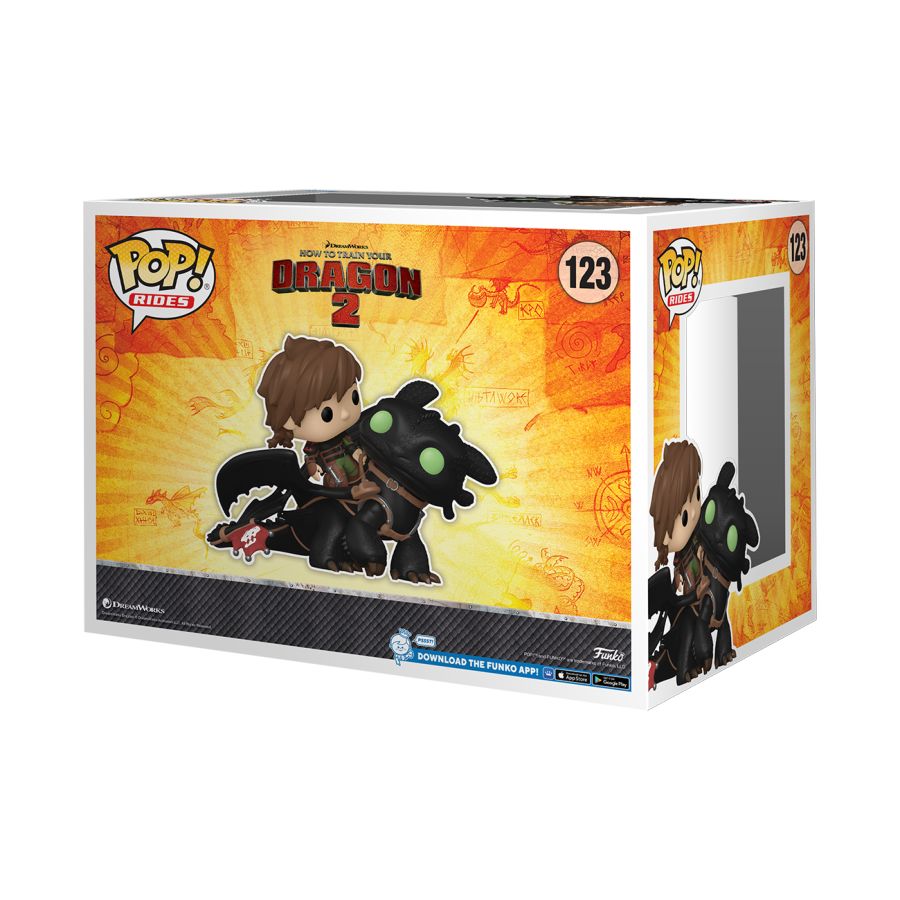 How To Train Your Dragon 2: Hiccup w/ Toothless Funko Pop! Ride Figure #123