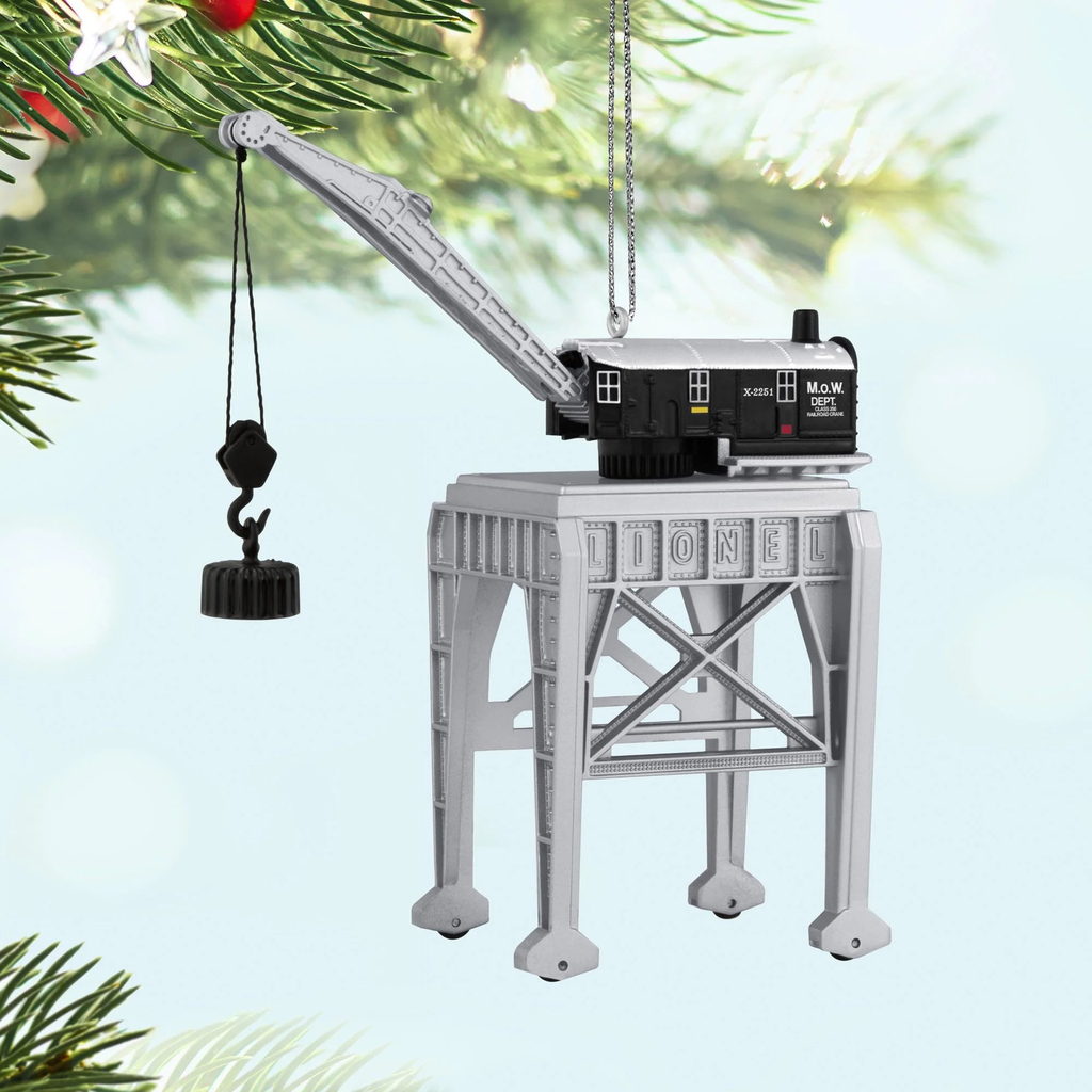 LIONEL M.O.W. Gantry Crane - 2025 Hallmark Keepsake Christmas Ornament