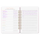 2026 17-Month Do It All Planner (August 2025 to December 2026) Bella Flora - Orange Circle Studio