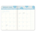 2026 Monthly Pocket Planner (August 2025 - December 2026) Darling Dots - Orange Circle Studio