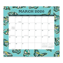 2026 17-Month Magnetic Monthly Pad (August 2025 to December 2026) Catching Colour - Orange Circle Studio