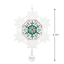 2025 Porcelain Snowflake - 2025 Hallmark Keepsake Christmas Ornament