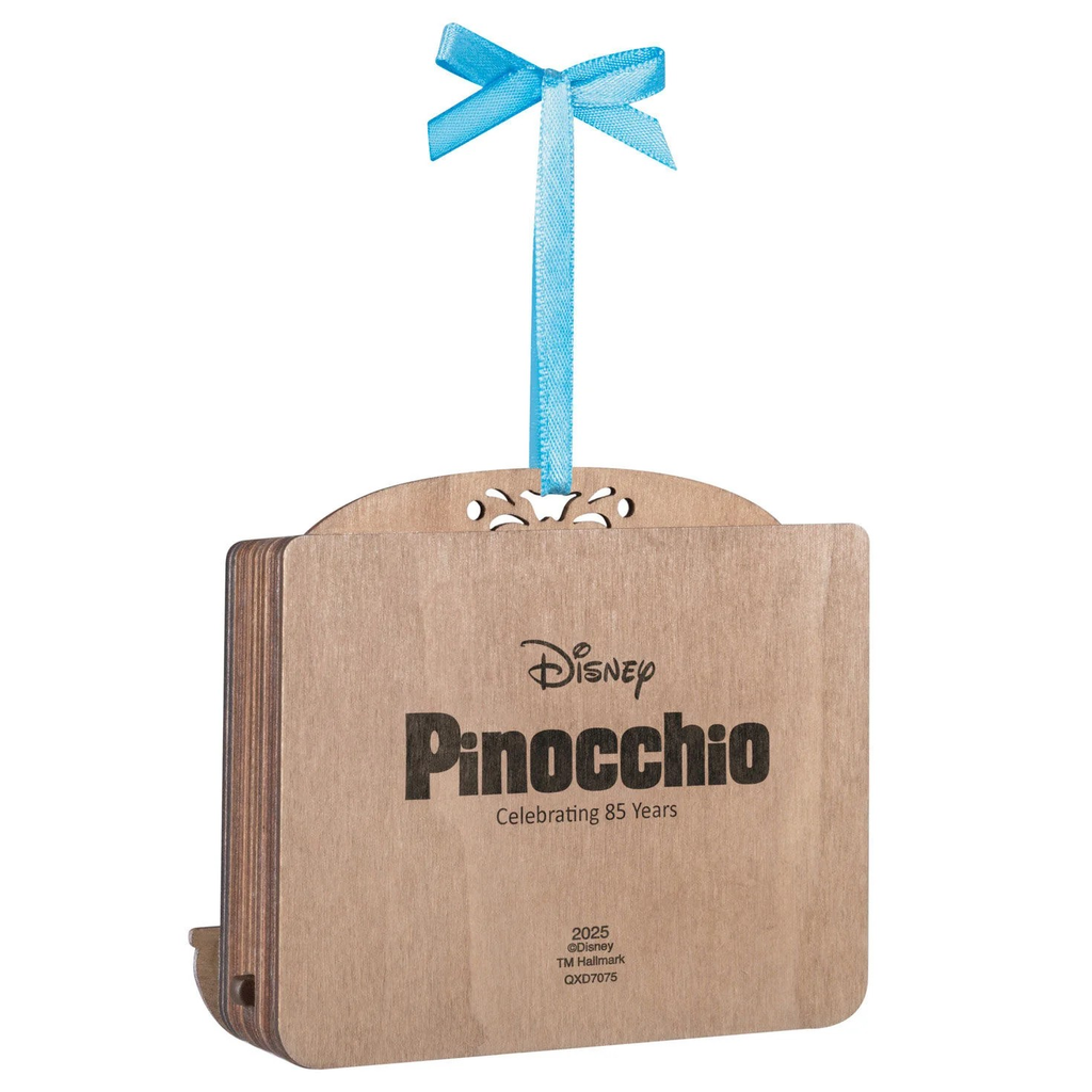 Disney Pinocchio 85th Anniversary Geppetto’s Wish Come True Papercraft With Light - 2025 Hallmark Keepsake Christmas Ornament