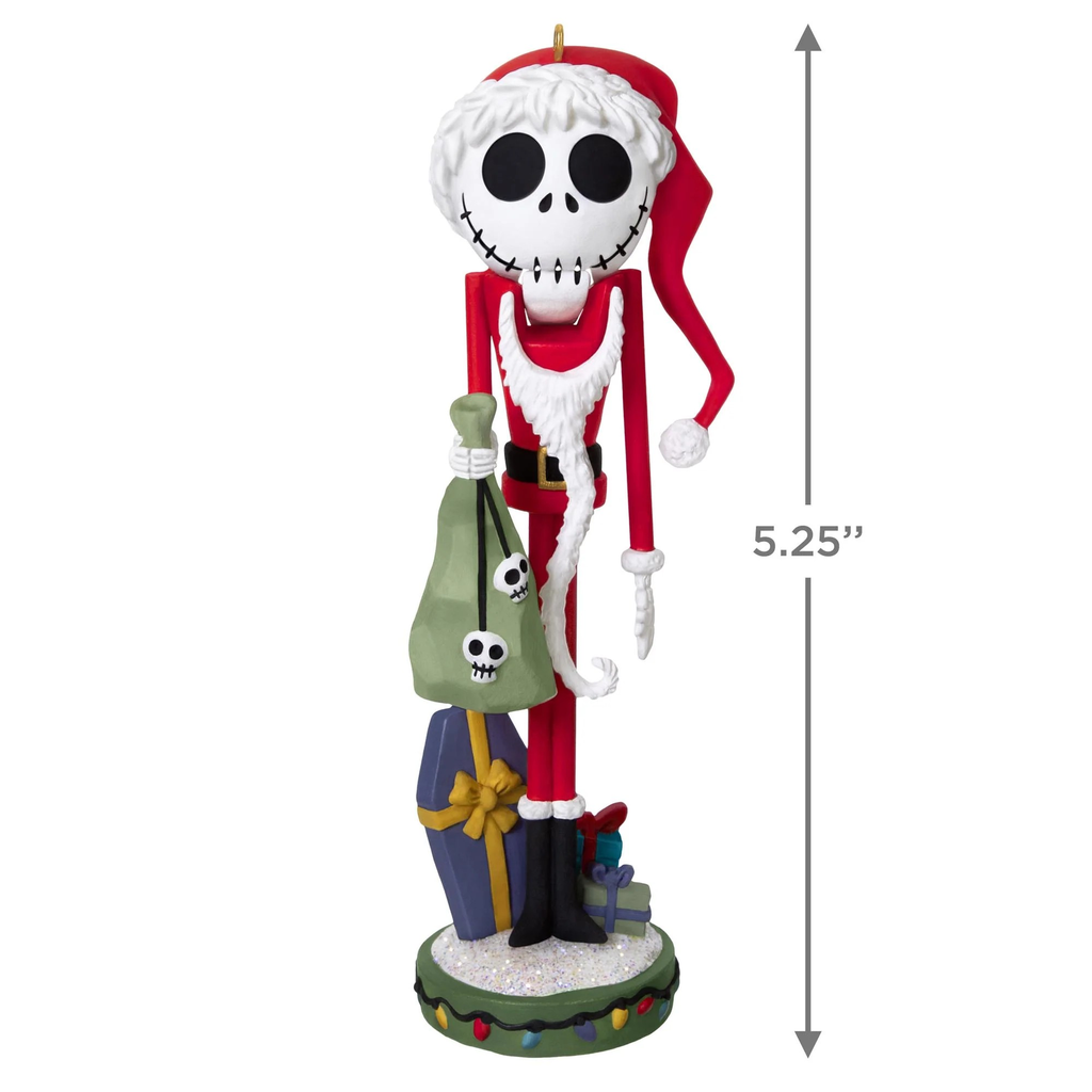 Disney Tim Burton's The Nightmare Before Christmas: Santa Jack Skellington Nutcracker - 2025 Hallmark Keepsake Christmas Ornament